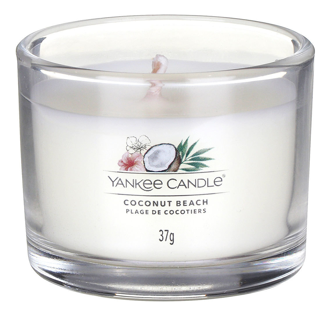 

Ароматическая свеча Yankee Candle Coconut Beach 37г, 406970