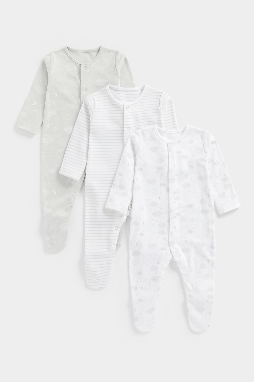 Комбинезон детский Mothercare MC-CB379, мультиколор, 80, 3 шт