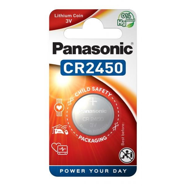 Батарейка PANASONIC CR2450 3V Panasonic CR2450