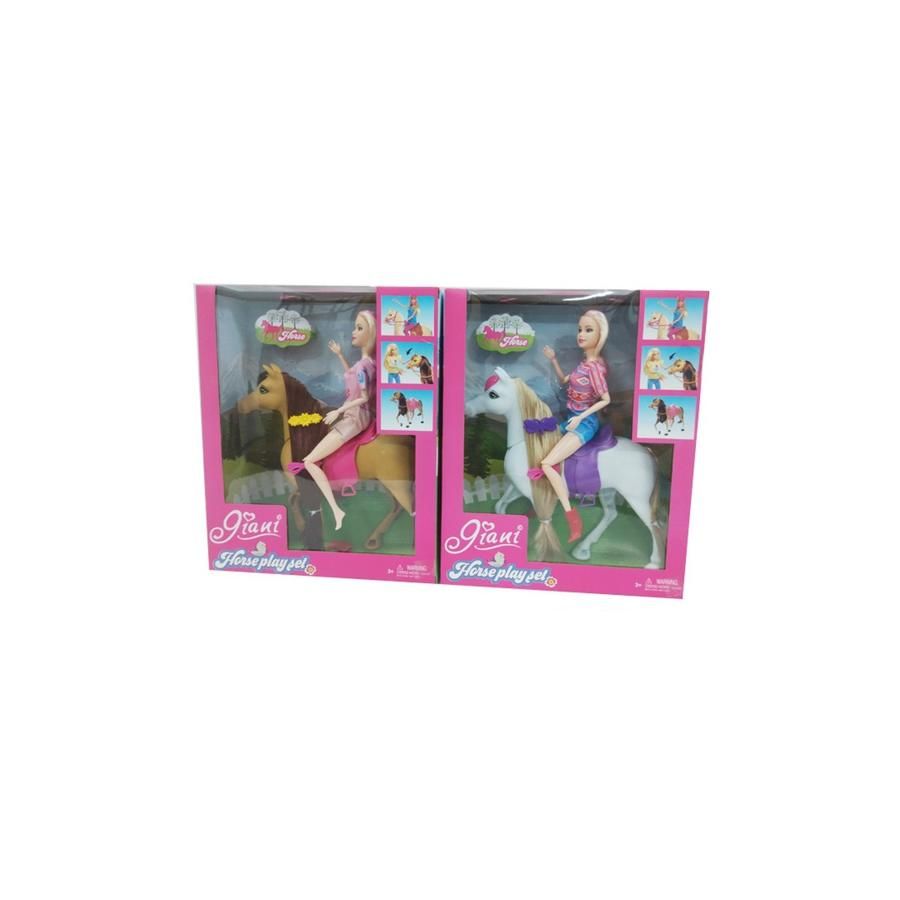 

Игровой набор Jiani Horse play set кукла и лошадь в ассортименте (цвет по наличию)