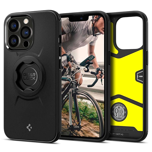 фото Чехол spigen gearlock bike mount для iphone 13 pro (acs03742), черный