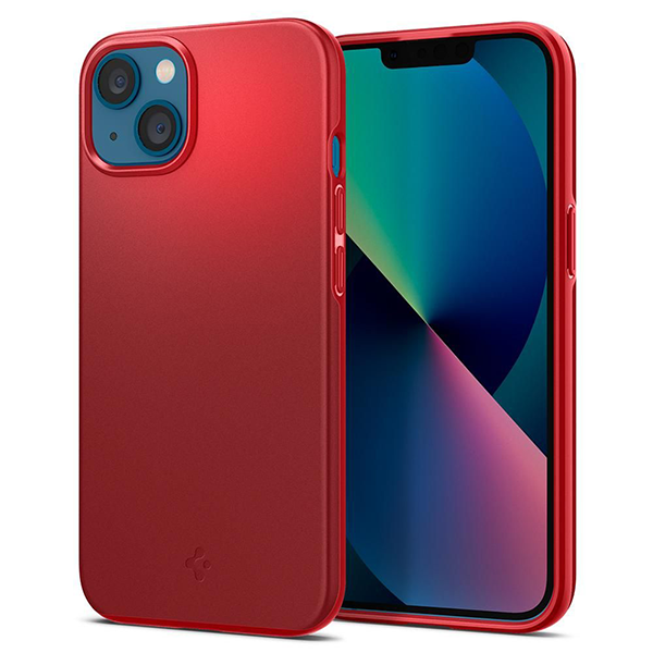 

Чехол Spigen Thin Fit для iPhone 13 Mini Red (Красный) ACS03306, Thin Fit