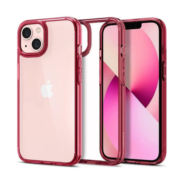 

Чехол Spigen Ultra Hybrid (ACS03524) для iPhone 13, Red Crystal, Ultra Hybrid