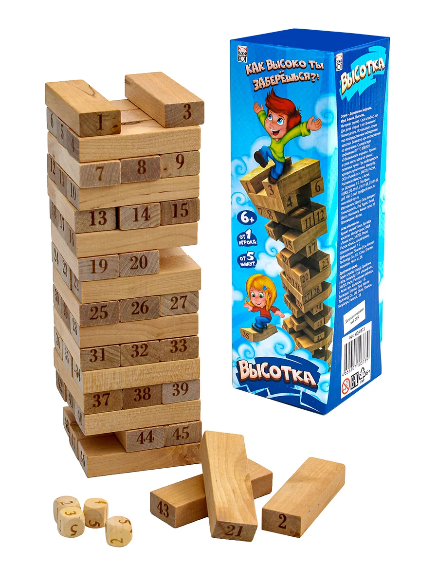 

Игра Рыжий Кот Высотка настольная