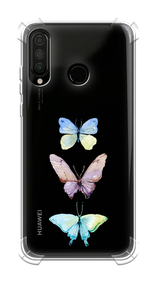 

Чехол Awog на Honor 20 Lite 2020 "Акварельные бабочки", Фиолетовый, 611251-1