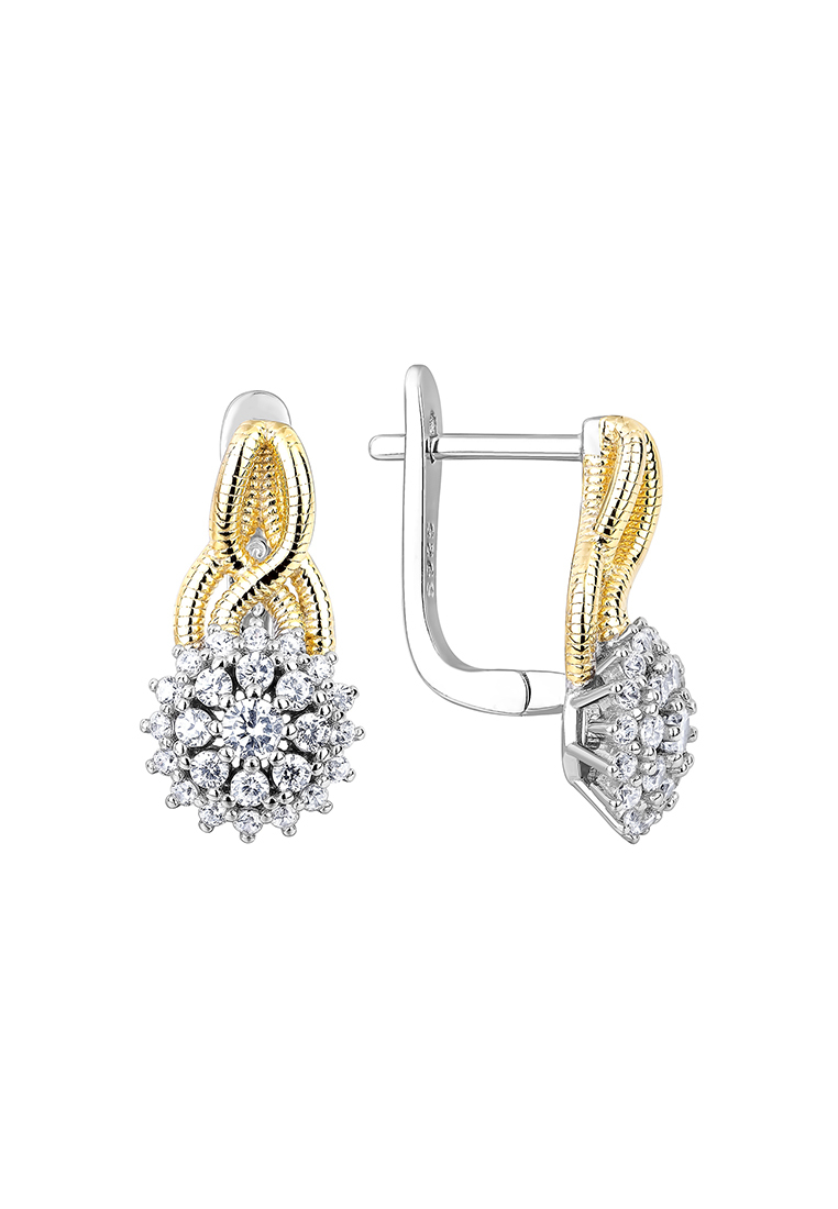 

Серьги из серебра Kari Jewelry СЛ-5377-2, фианит, СЛ-5377-2