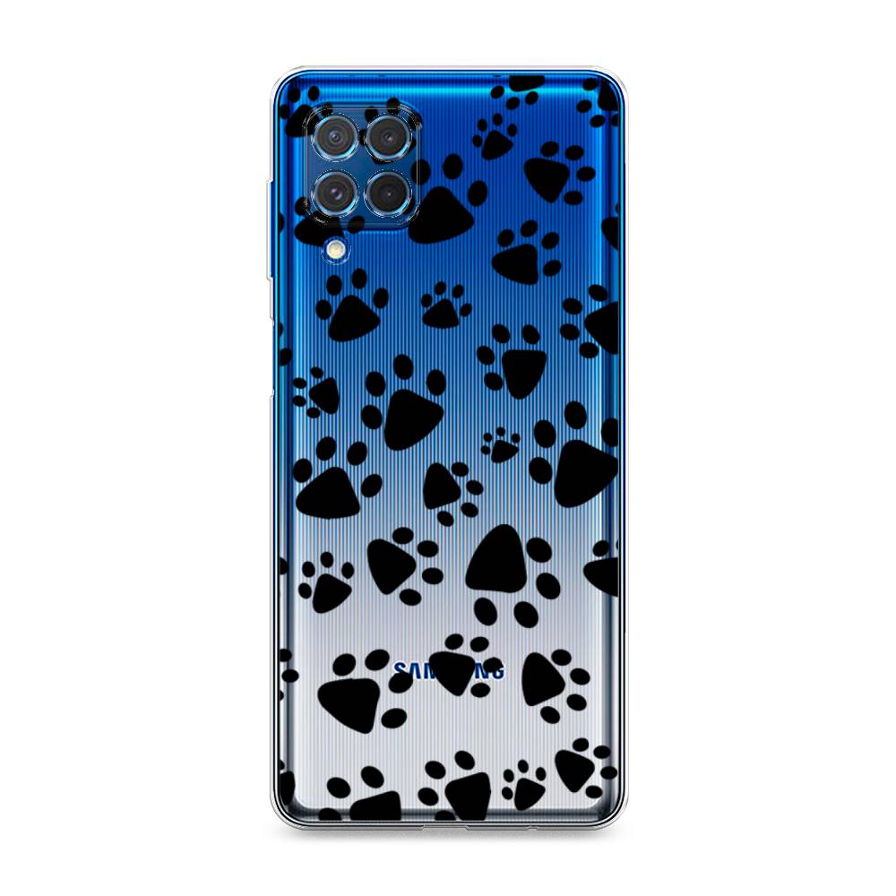 

Чехол Awog на Samsung Galaxy M62 / Самсунг M62 "Лапки черные", Черный, 2102950-2