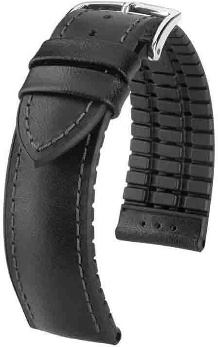 

Ремешок из двух частей мужской Hirsch 09250020-50-2-20 черный, 09250020-50-2-20
