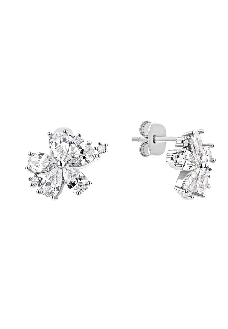 

Серьги из серебра Kari Jewelry СЛ-0021К, фианит, СЛ-0021К