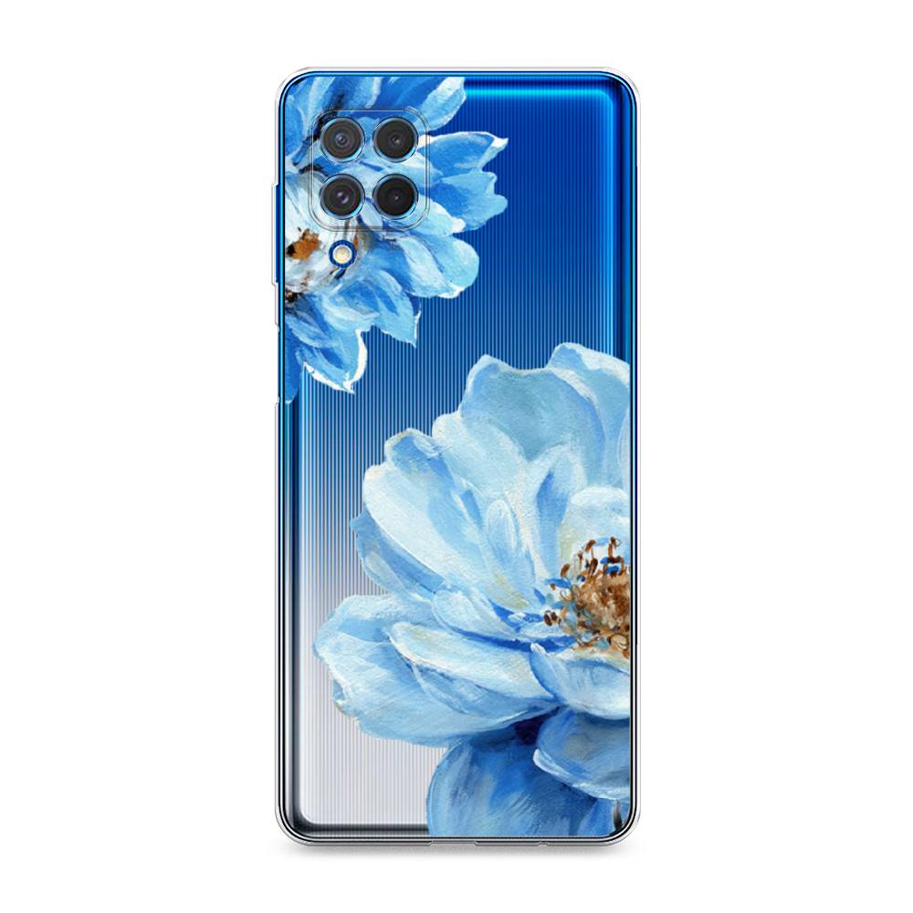 

Чехол Awog на Samsung Galaxy M62 / Самсунг M62 "Голубые клематисы", Голубой, 2102950-8