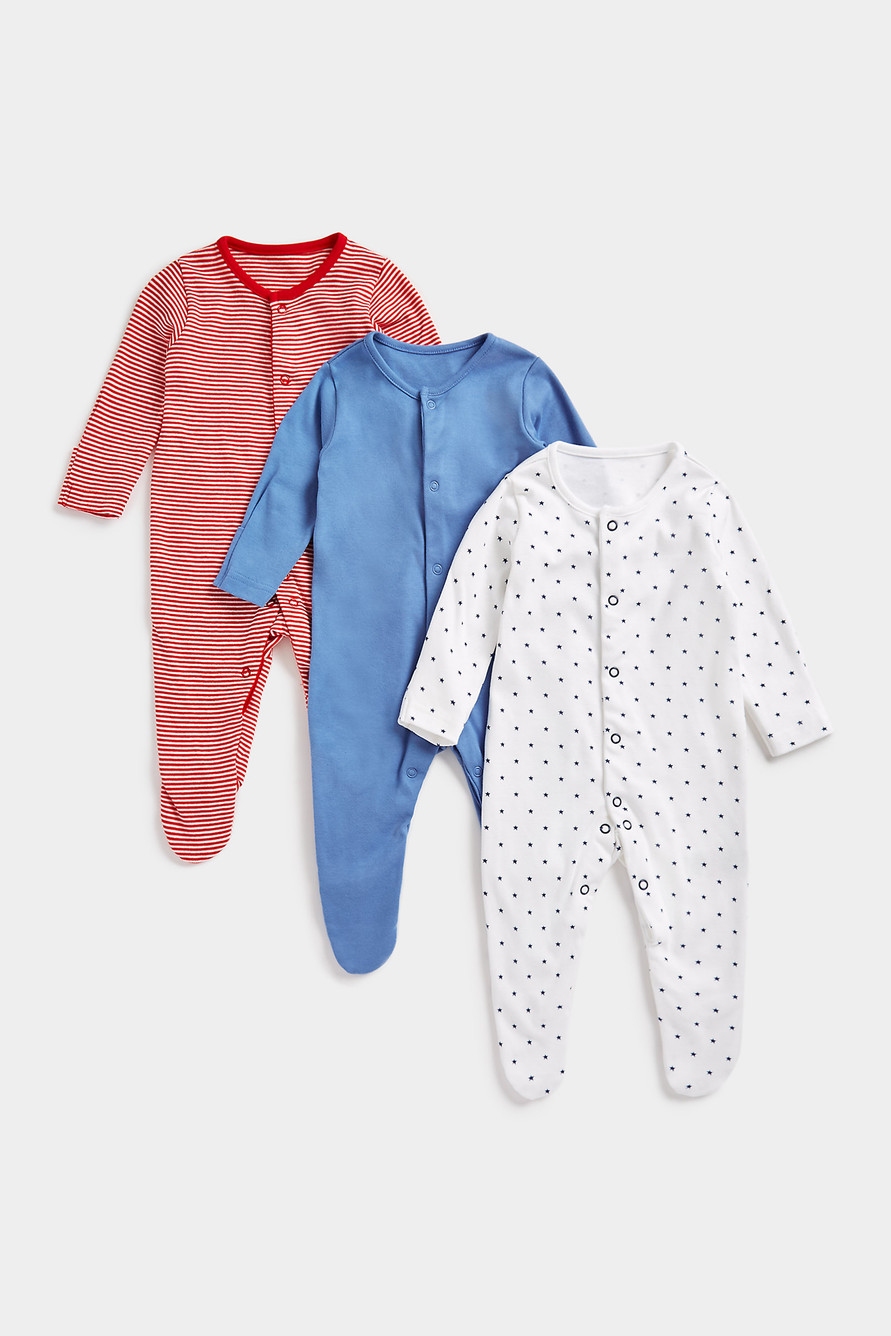 Комбинезон детский Mothercare MC-CB242, мультиколор, 62, 3 шт