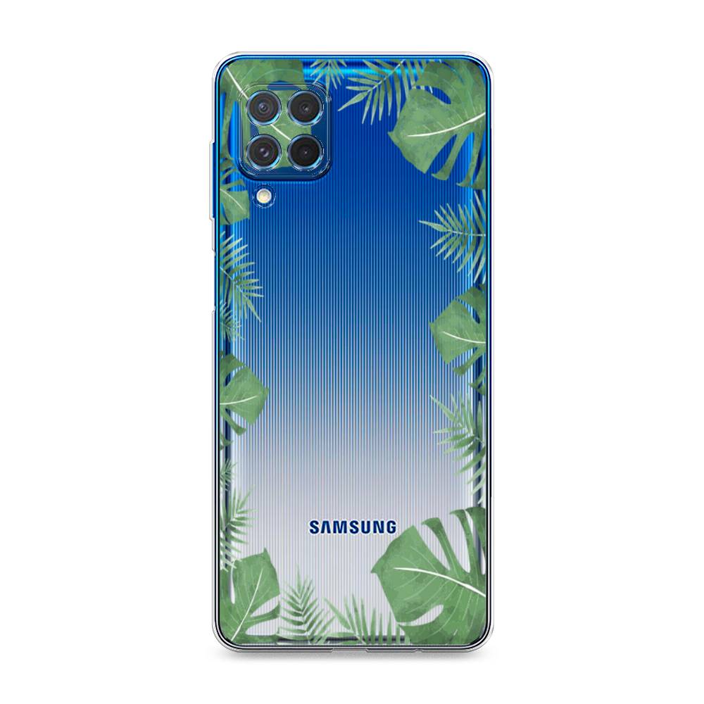 

Чехол Awog на Samsung Galaxy M62 / Самсунг M62 "Листья папоротника рамка", Зеленый, 2102950-8