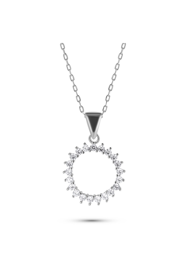 

Колье из серебра 40-45 см Kari Jewelry Ср925Р-8А9503040Ф1, фианит, Ср925Р-8А9503040Ф1