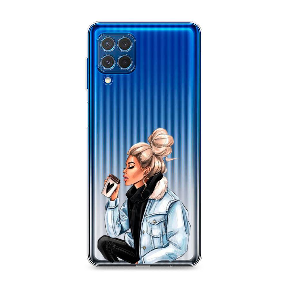

Чехол Awog на Samsung Galaxy M62 / Самсунг M62 "Cute girl", Коричневый;бежевый, 2102950-7