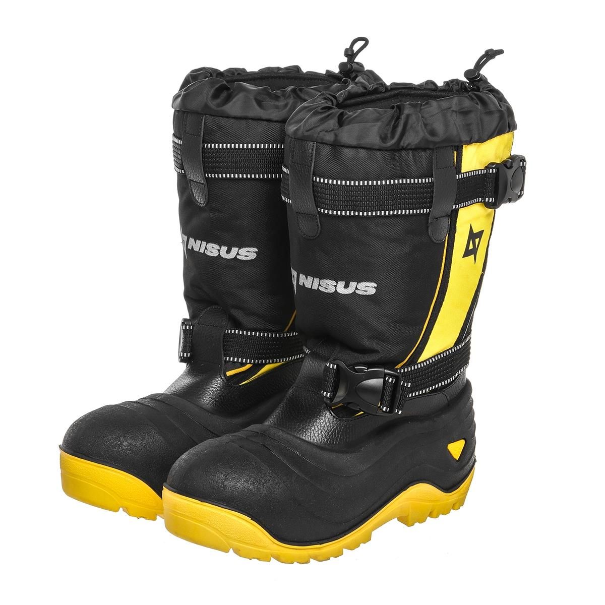 

Сапоги Nisus зимние black/yellow 41 RU, Желтый;черный;белый