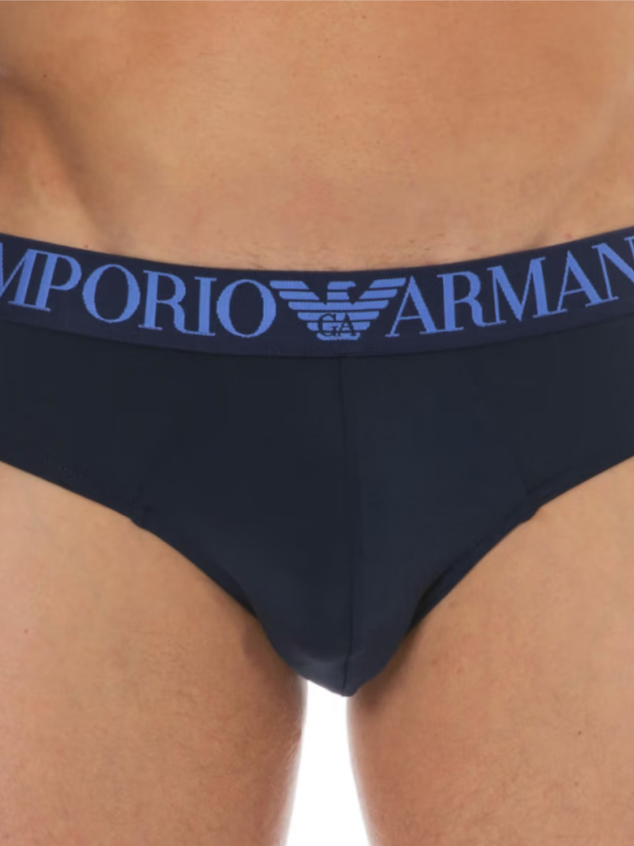 

Трусы мужские Emporio Armani 110814_4F535 синие M, Синий, 110814_4F535