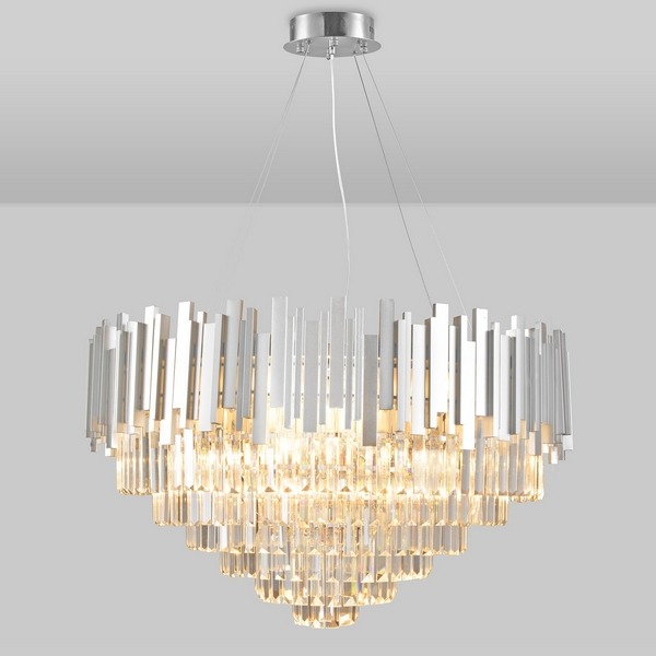 

Подвесная люстра Natali Kovaltseva VERTIGO 81440/12C SILVER, E14, 480W