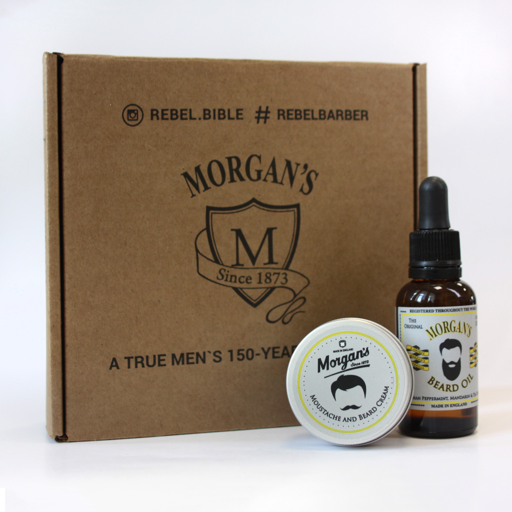 Премиальный набор для ухода за бородой Morgan's набор morgans pomade