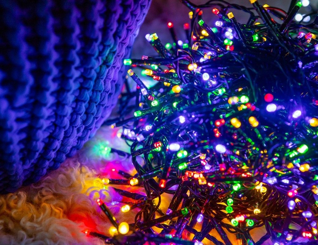 фото Световая гирлянда новогодняя kaemingk 165507-kaemingk 11 м разноцветный