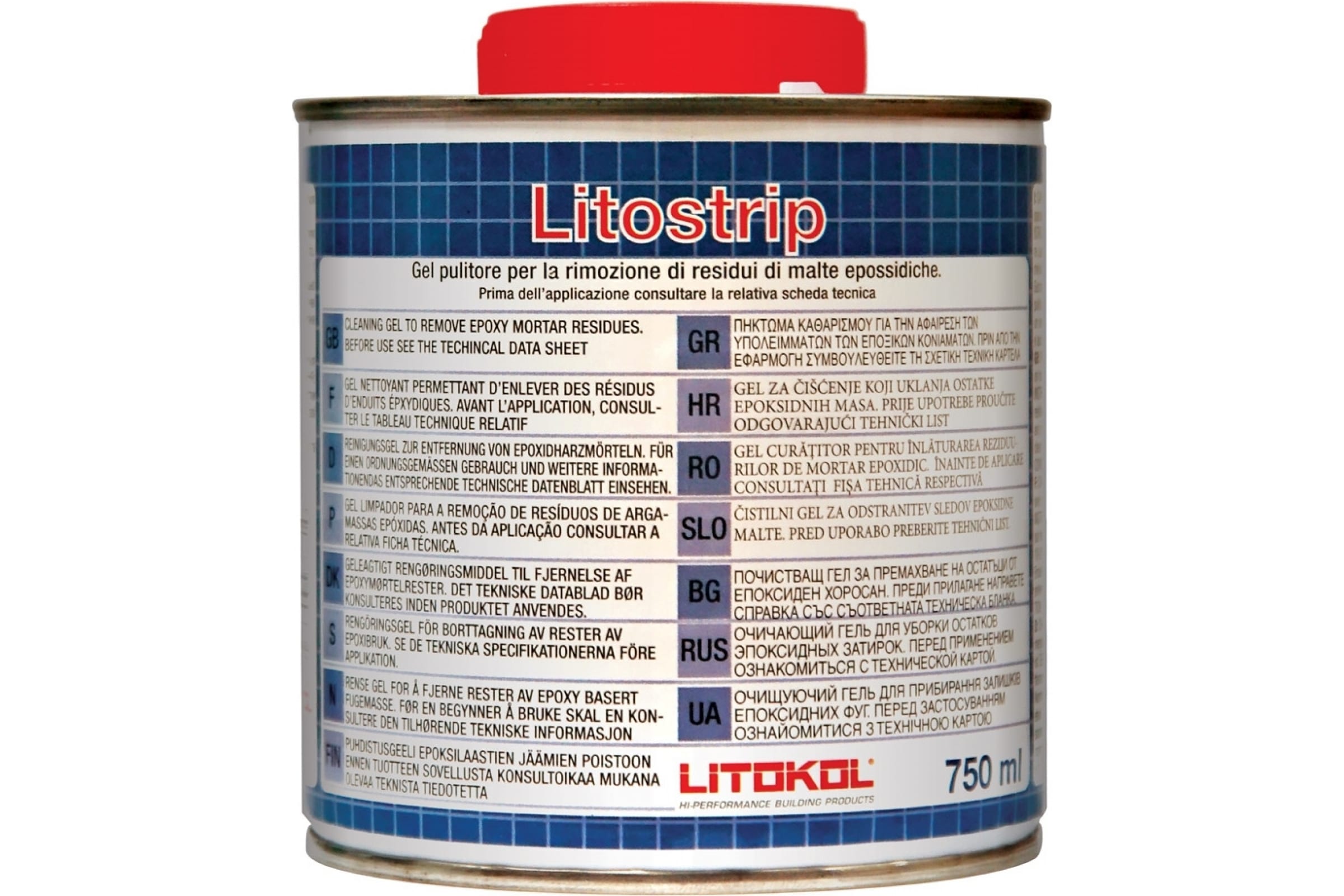 LITOKOL Litostrip очищающий гель 0,75 L 243540002