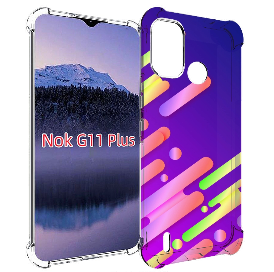 

Чехол MyPads неоновый-фон для Nokia G11 Plus, Прозрачный, Tocco