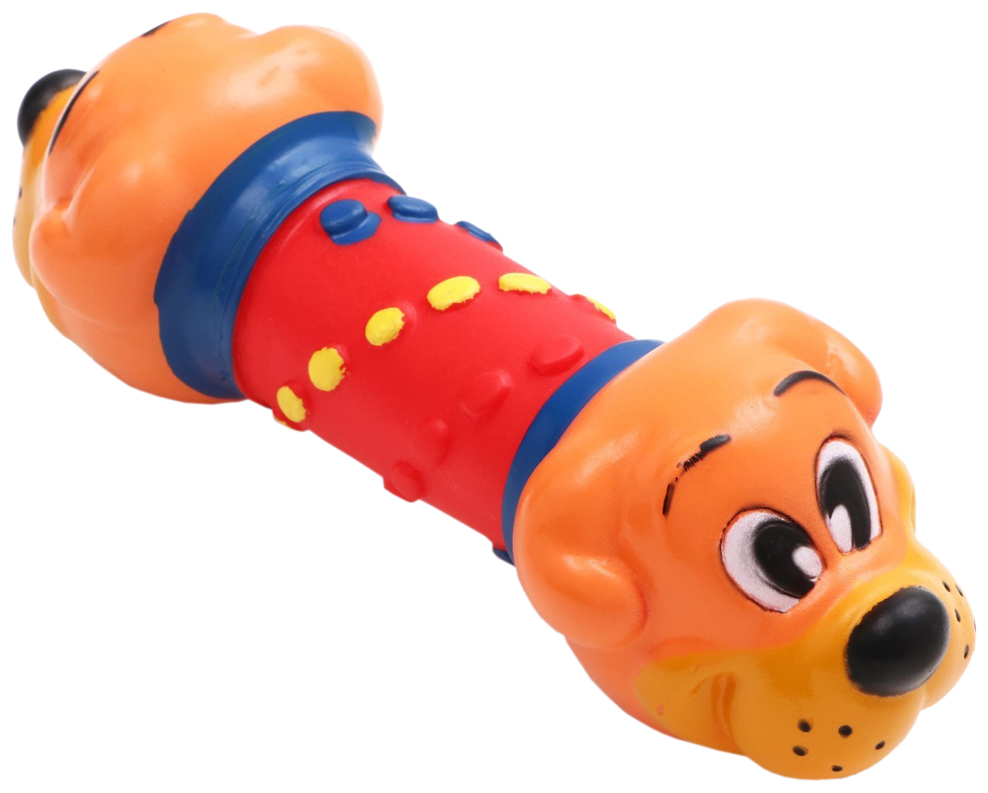 

Игрушка пищащая Щенок-гантель, 16 х 5 см