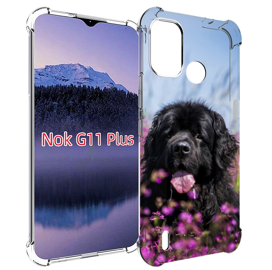 

Чехол MyPads ньюфаундлед для Nokia G11 Plus, Прозрачный, Tocco