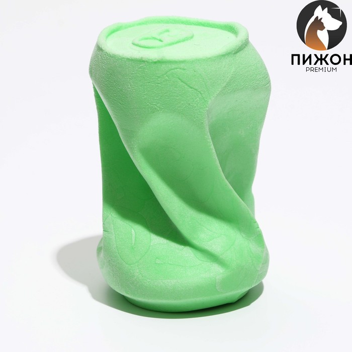 

Игрушка плавающая "Мятая банка" Пижон Premium, вспененный TPR, 10 х 7 см, зелёная