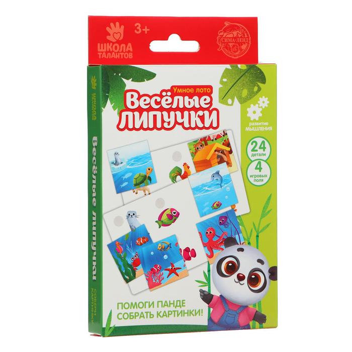 

Игрушка развивающая "Весёлые липучки. Умное лото", пазл