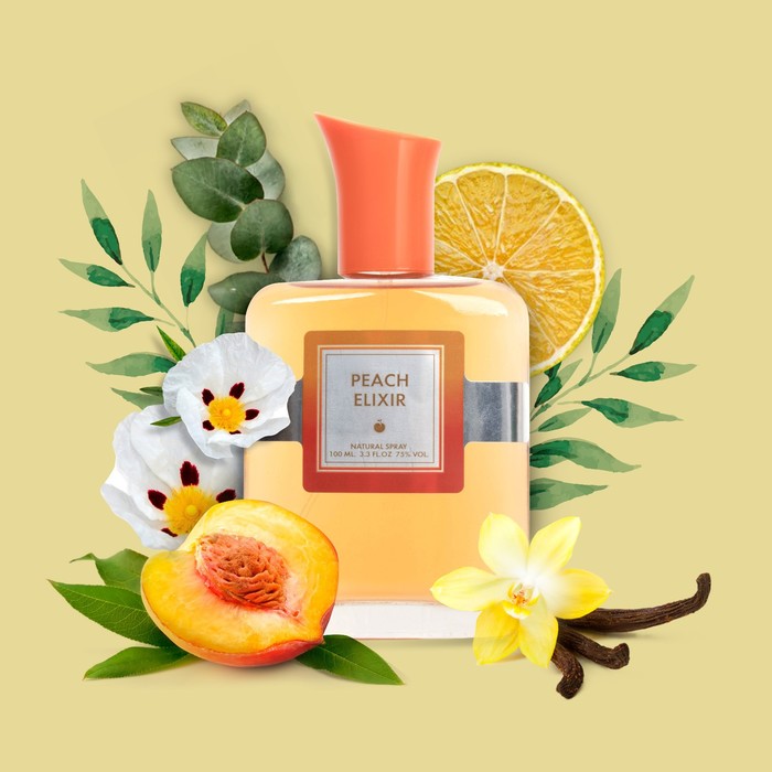 Лосьон Peach elixir женский парфюмированный, по мотивам Bitter peach, Tom Ford, 100 мл