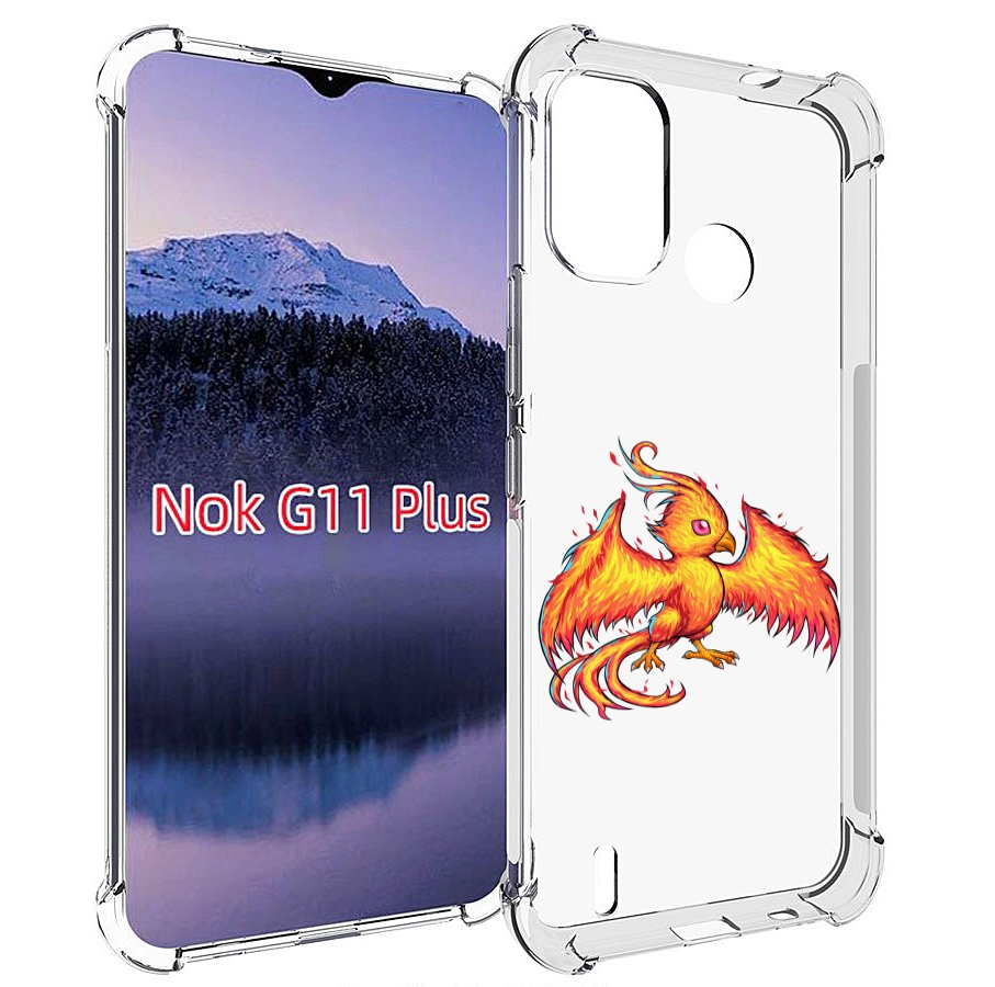 

Чехол MyPads огненная-птичка для Nokia G11 Plus, Прозрачный, Tocco