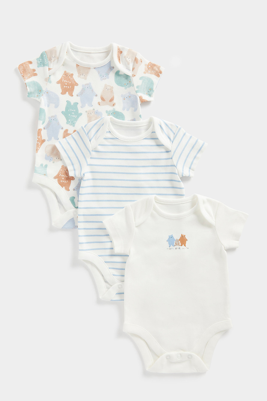 Боди детское Mothercare MC-CB252, мультиколор, 92, 3 шт разноцветный