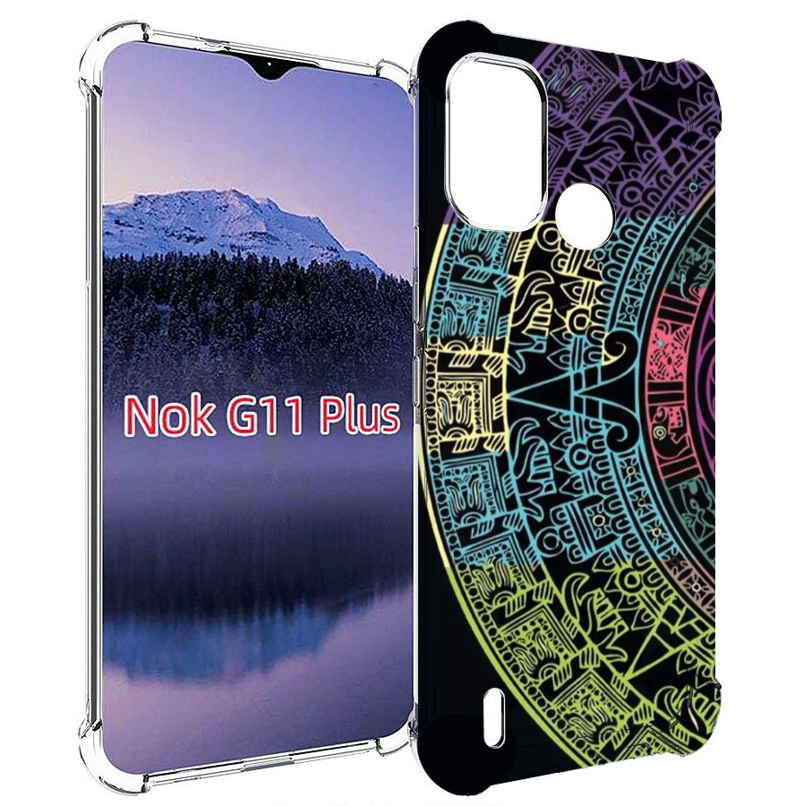 

Чехол MyPads орнамент полукруга для Nokia G11 Plus, Прозрачный, Tocco