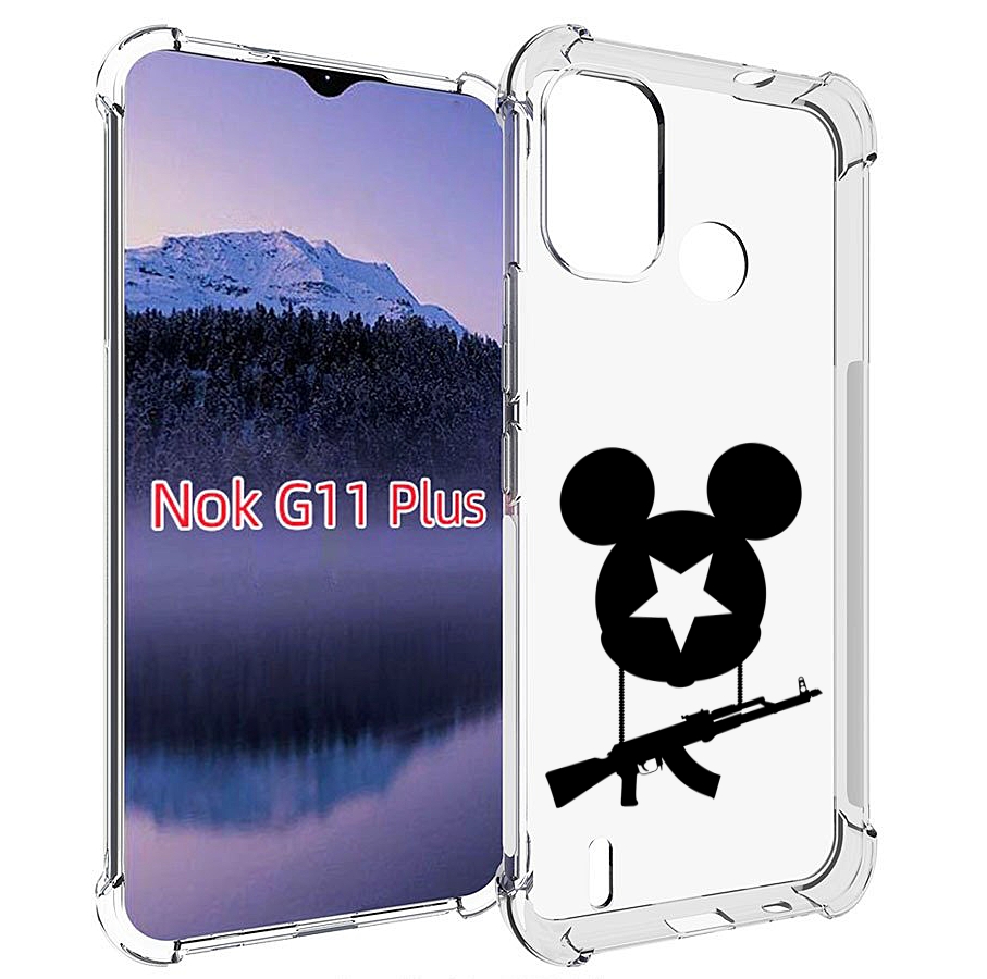 

Чехол MyPads АК Микки для Nokia G11 Plus, Прозрачный, Tocco