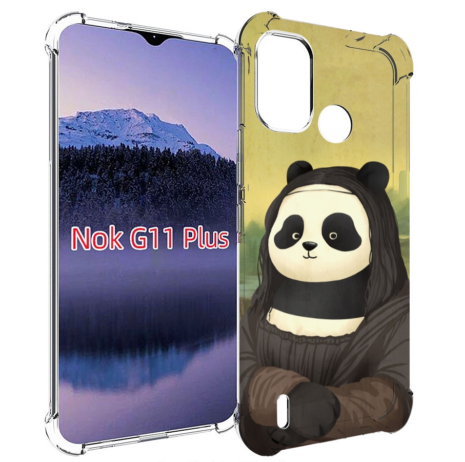 

Чехол MyPads панда монализа для Nokia G11 Plus, Прозрачный, Tocco
