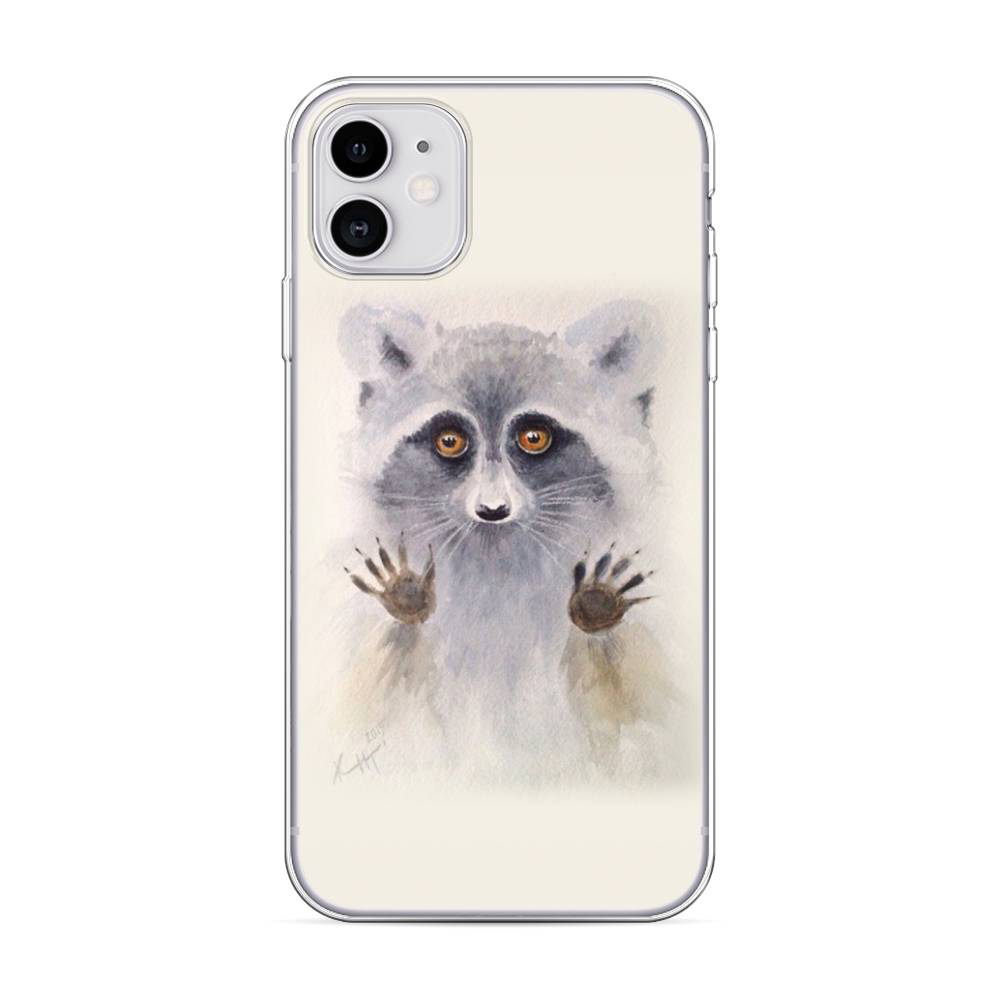 

Чехол Awog для Apple iPhone 11 "Енот за стеклом"