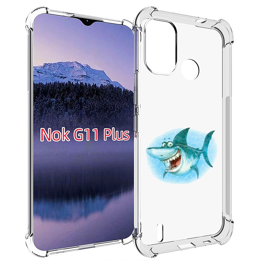 

Чехол MyPads веселая акула для Nokia G11 Plus, Прозрачный, Tocco