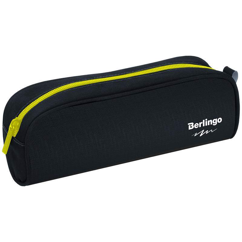 

Berlingo 1 отделение, 220х75х55 мм, "Yellow zip", полиэстер, Черный