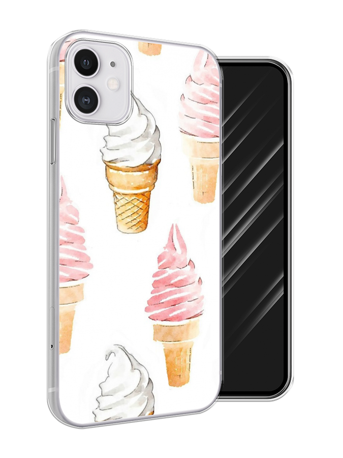 

Чехол Awog на Apple iPhone 11 / Айфон 11 "Нарисованное мороженое", Разноцветный, 12150-10