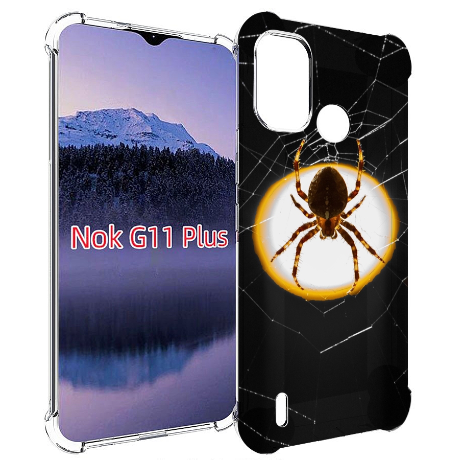 

Чехол MyPads паук-с-паутинкой для Nokia G11 Plus, Прозрачный, Tocco