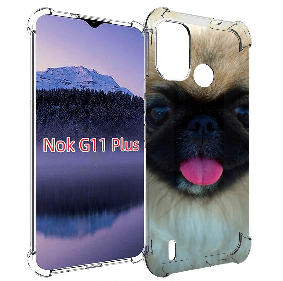 

Чехол MyPads пекинез для Nokia G11 Plus, Прозрачный, Tocco