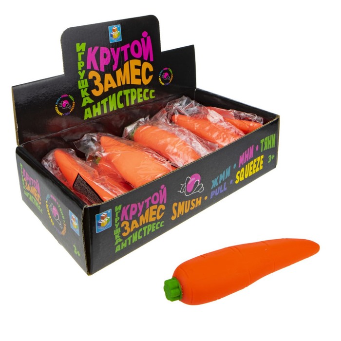 

Игрушка-антистресс «Крутой замес. Морковь», 12 см