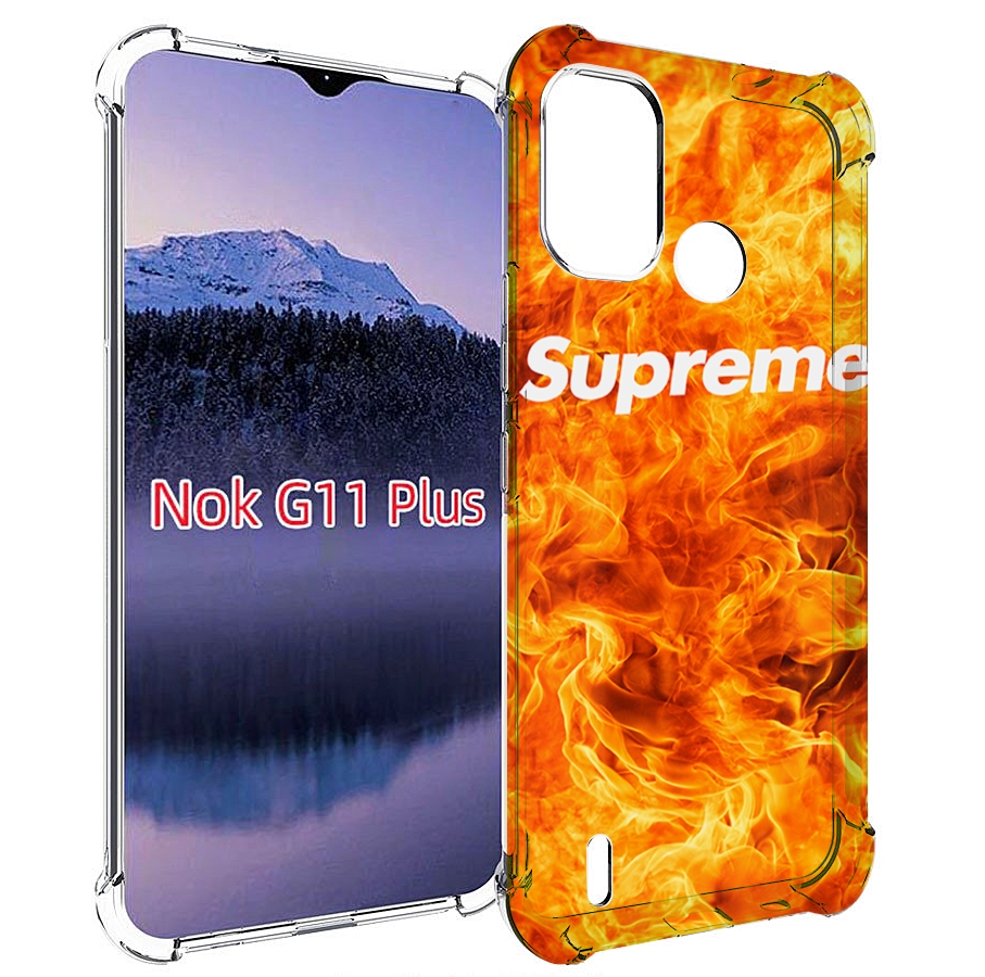 

Чехол MyPads пламя-пламенное суприм для Nokia G11 Plus, Прозрачный, Tocco