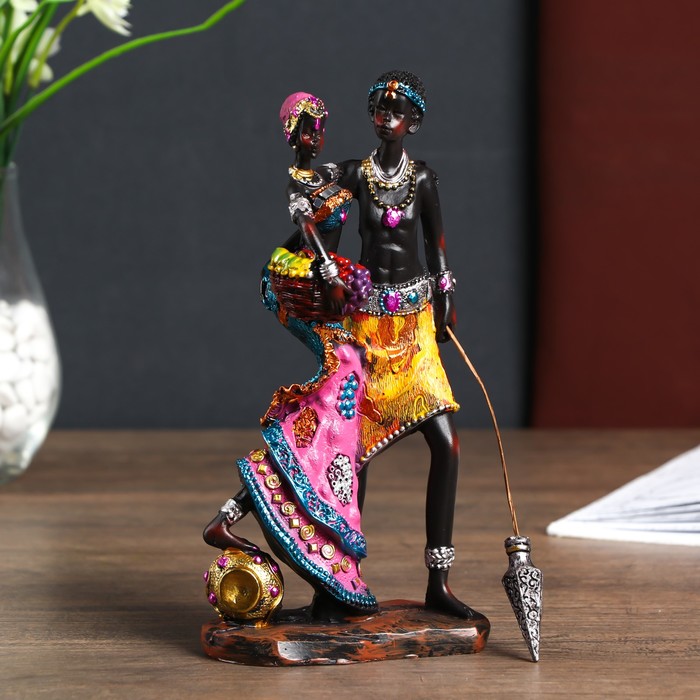 

Сувенир полистоун "Пара из Найроби" МИКС 21,5х6х10 см, Коричневый