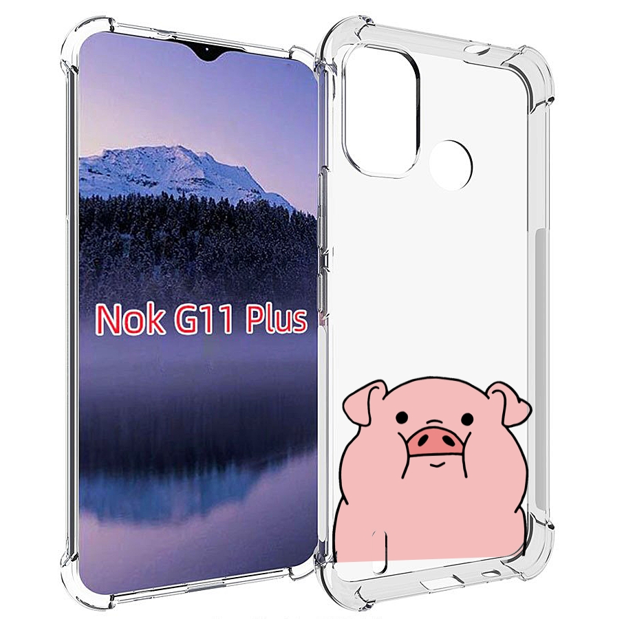 

Чехол MyPads полная-свинья для Nokia G11 Plus, Прозрачный, Tocco