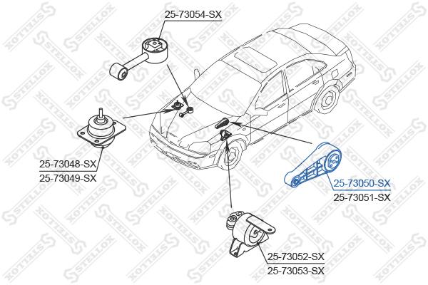 

Опора двигателя Stellox 2573050SX