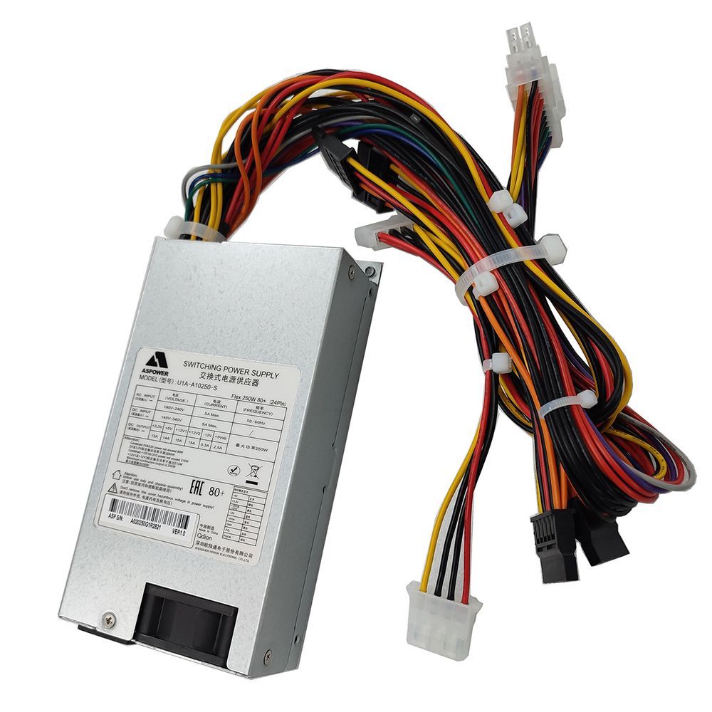 

Серверный блок питания Qdion FLEX 250W (U1A-A10250-S), FLEX
