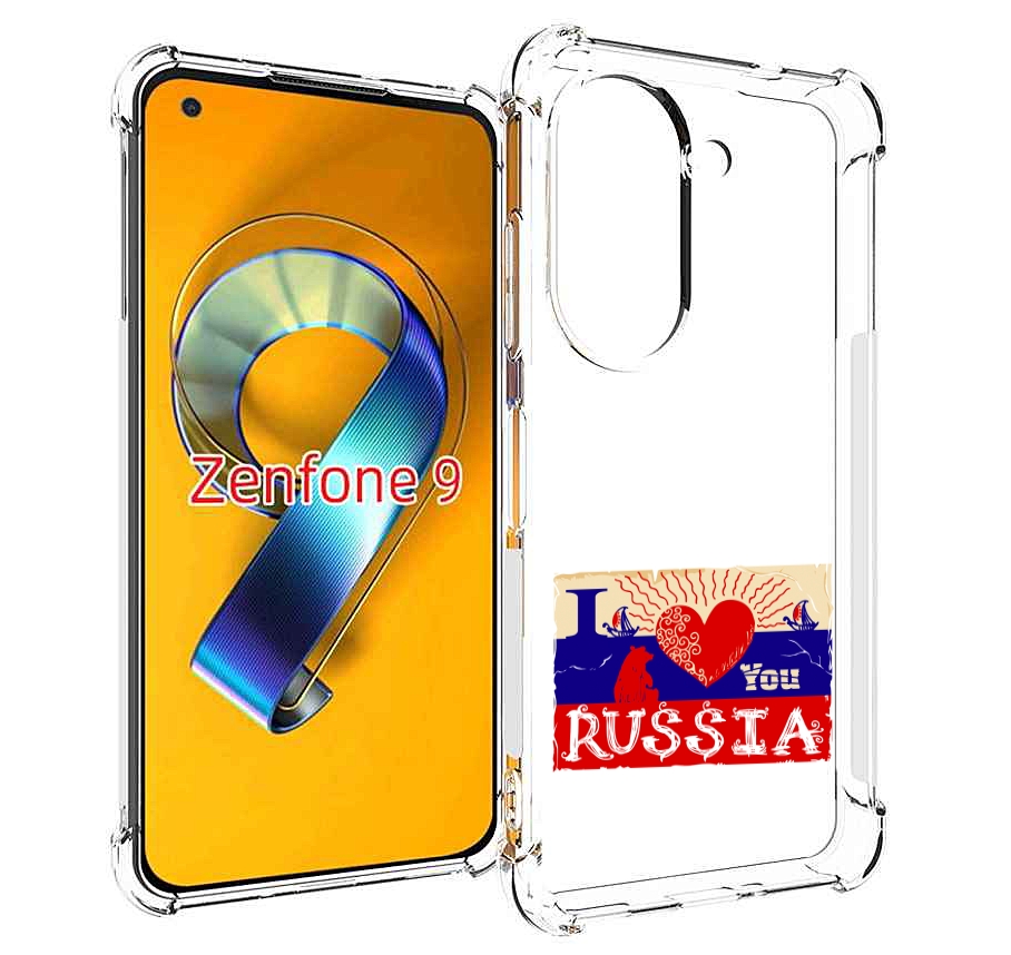 

Чехол MyPads Люблю Россию для Asus Zenfone 9 (AI2202), Прозрачный, Tocco