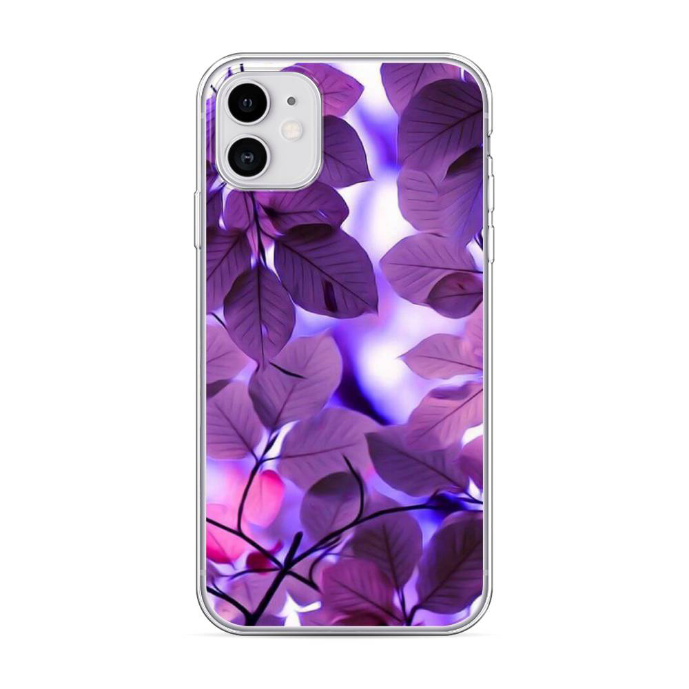

Чехол Awog для Apple iPhone 11 "Сиреневые листики"