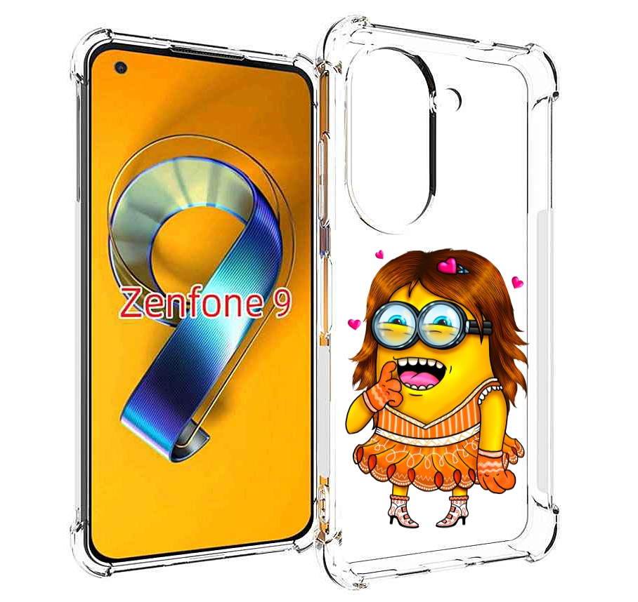 Чехол MyPads Миньон девочка для Asus Zenfone 9 (AI2202)
